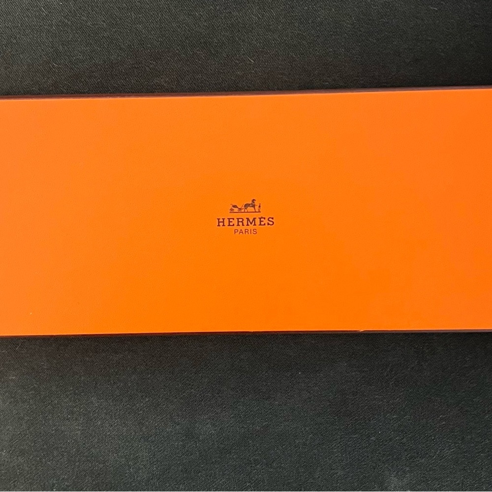 Authentic empty Hermes box